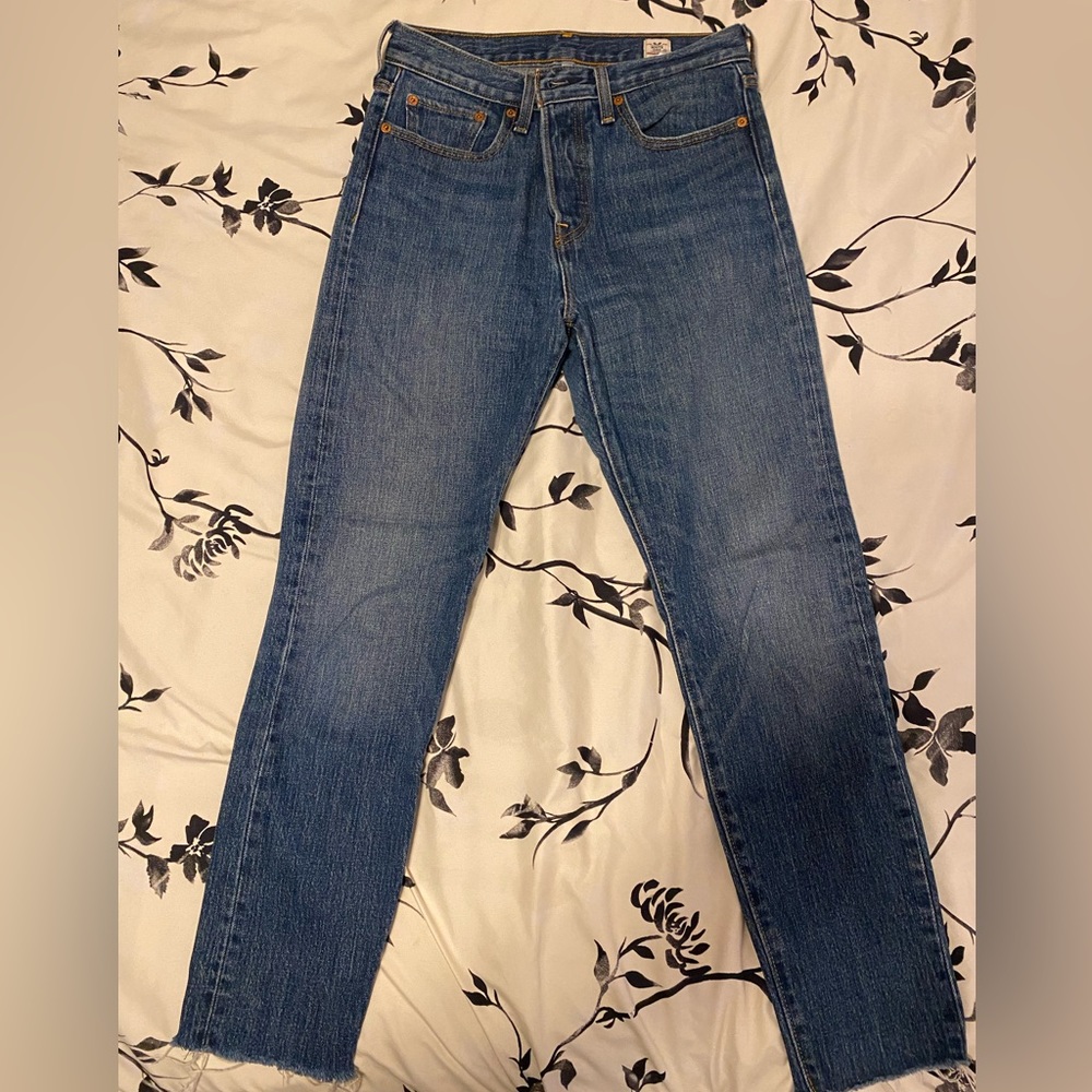 Free People Levi Button Fly Jeans
